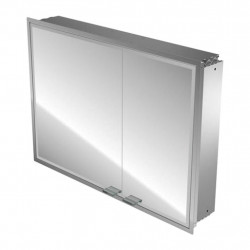 Emco Prestige - Vestavěná zrcadlová skříňka 1015 mm s širokými dveřmi vlevo bez Bluetooth, zrcadlová 989706051 - Z výstavku
